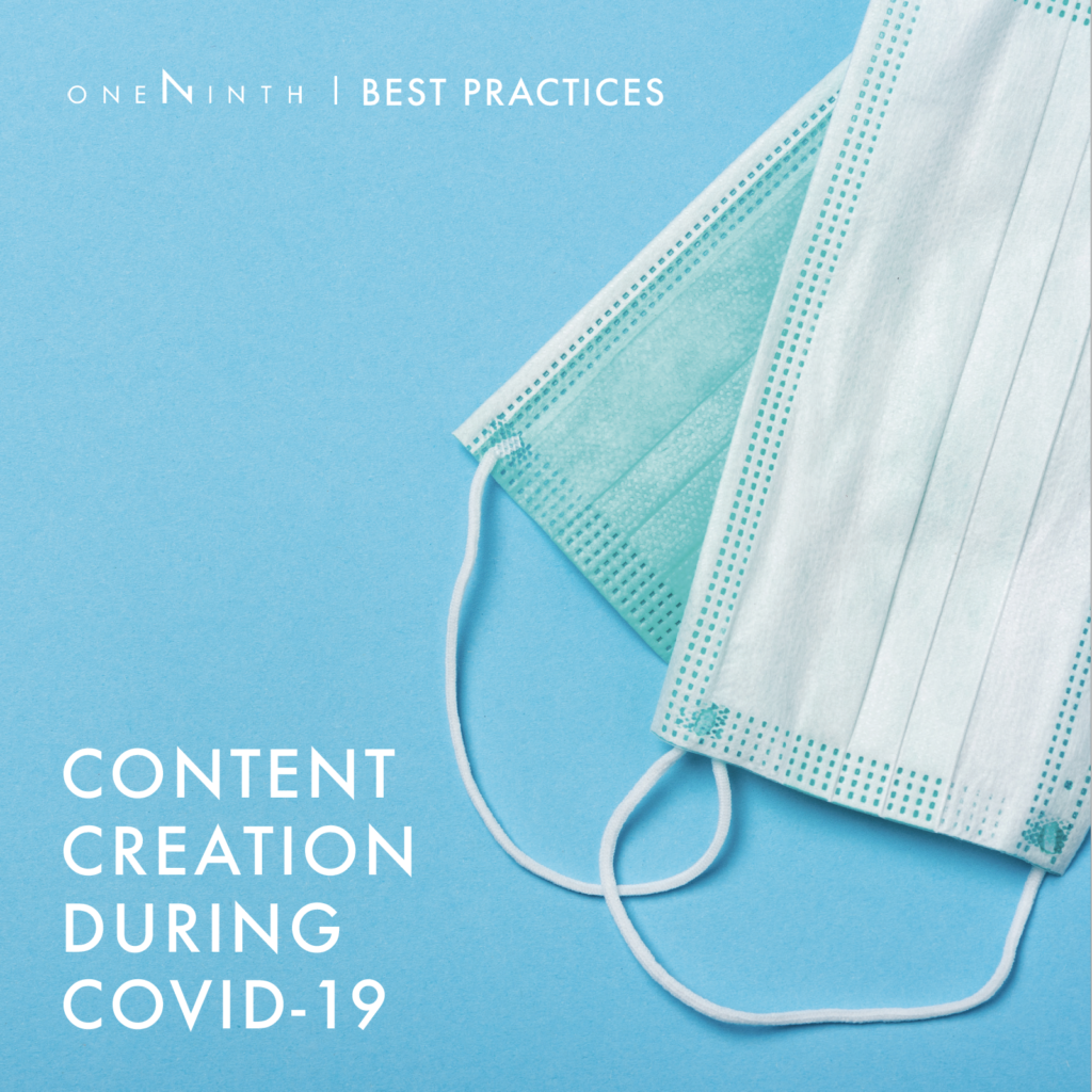 cover image content creation during Covid-19 best practices document